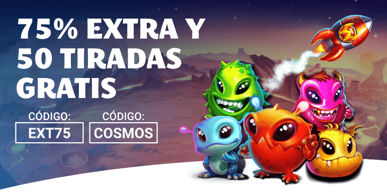 75% Extra y 50 Tiradas Gratis en YoBingo