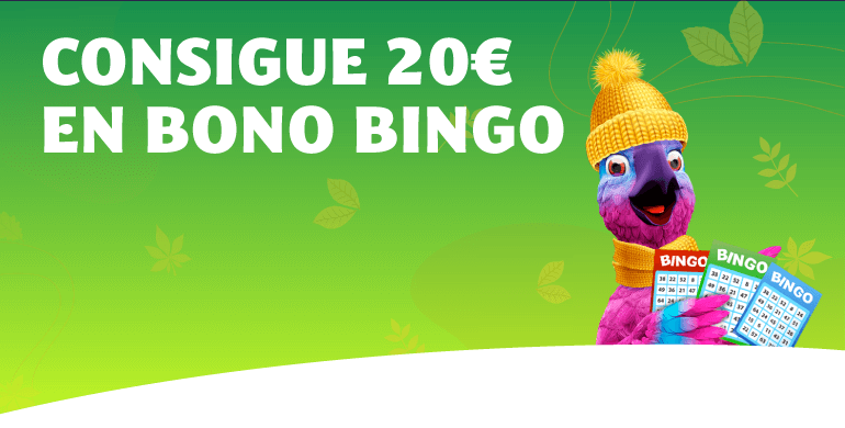 20€ de bono bingo en YoBingo