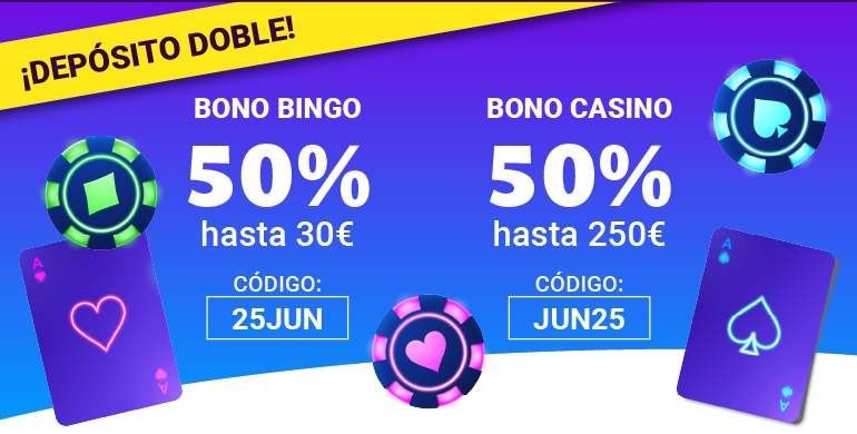 ¡El doble de bonos en verano con YoBingo!